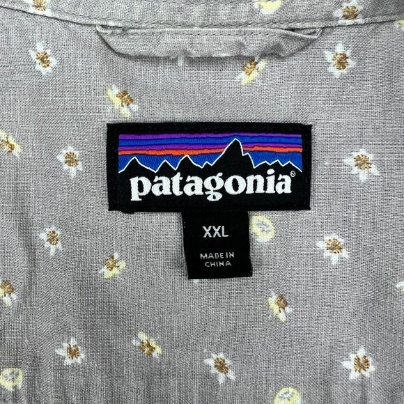 Patagonia Men's Button Down Cotton/Hemp Size XXL - Picture 4 of 9